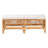 Ahyana Polyester Blend Upholstered Rattan Bench