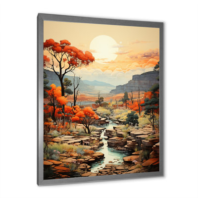 Crombach " Canyon Solace Pointillism "