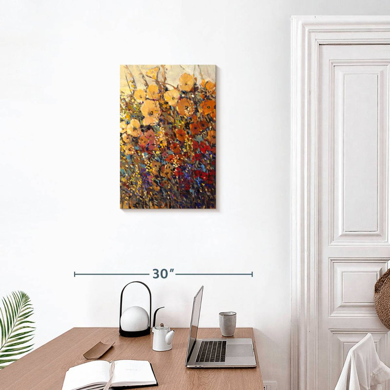 Harnek, fleurs lumineuses et audacieuses II, H 24 po x l 16 po