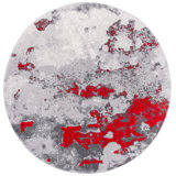 Brisson Power Loom Red/Gray Rug