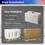 Meuble-lavabo double l 60 po x P 22 po x H 41 po-97679086