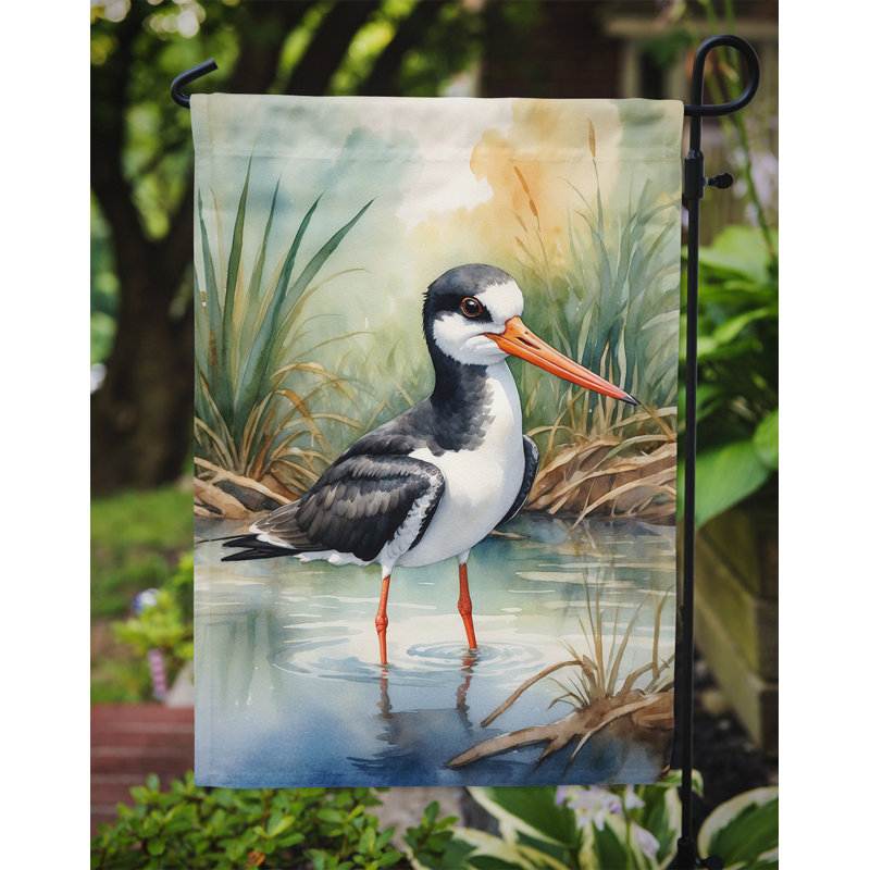 Drapeau de jardin Surfbird Bird, Écumoire noire