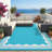 Bordered Reversible, Easy to Clean, Waterproof, UV Resistant Outdoor Rug Washable Lightweight Plastic Straw Mat for Patio Backyard Camping Beach-1386270103-1386270101