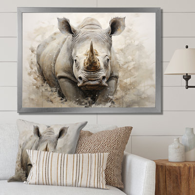 " Mighty Strong Rhinoceros I "