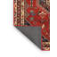 Tapis rouge / noir en laine Medzarents-114609739