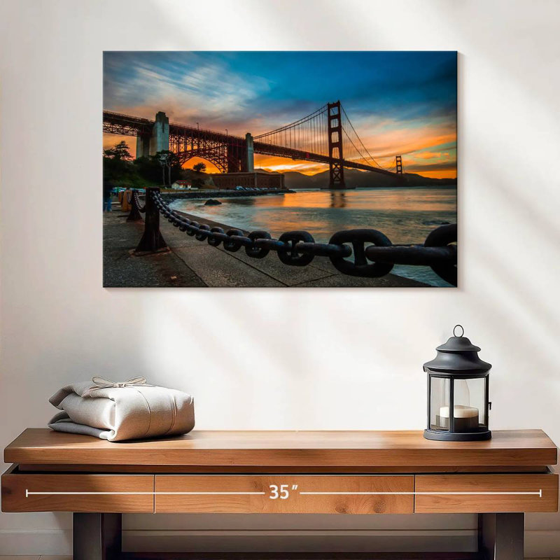 Lilie Philadelphia Suspension Bridge, H 16 po x l 24 po