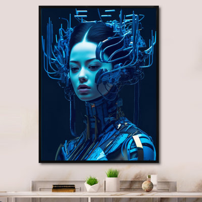Sci Fi, personnage féminin I sur toile