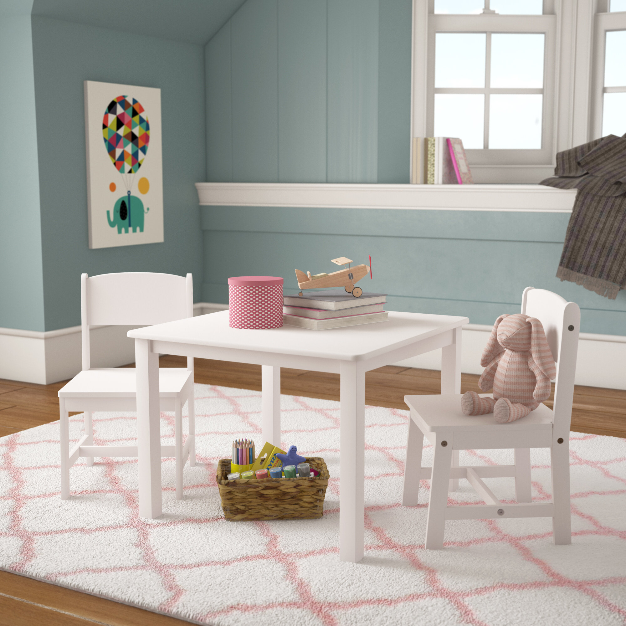 Kidkraft aspen table and 2024 chairs