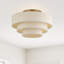 Très grand semi-encastré 4 lumières Ashani-122725080