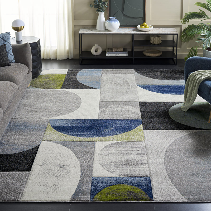 Almodovar Performance Abstract Rug, Rectangle 8' x 10'