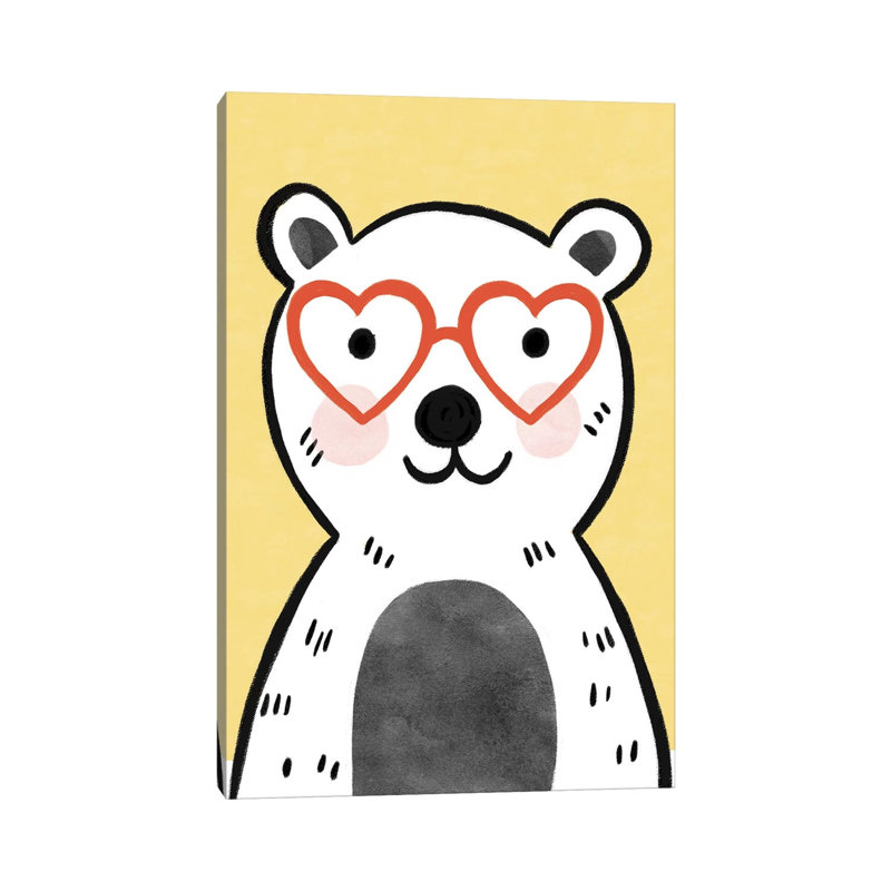 Baby Colourful Glasses IV by Natalie Miles - Wrapped Canvas Print, 20.32 cm H x 30.48 cm W