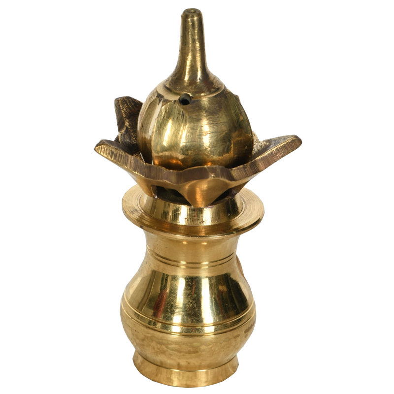 Sculpture Kalash avec bâtons d'encens