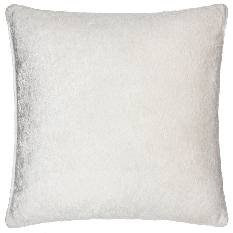 Lustre Square Cushion Cover, Ivory