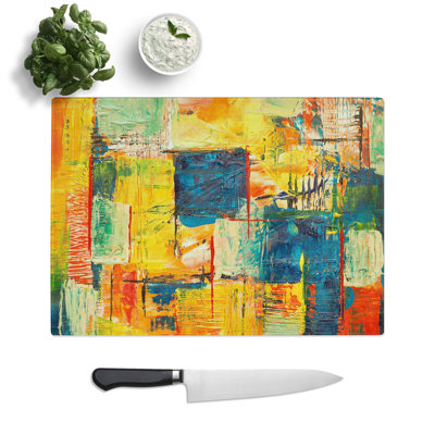 Tempered Glass Art Painting Vol.302 Chopping Board
