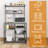 Ernisha 35.4'' Metal Standard Baker's Rack with Microwave Compatibility-1772793140
