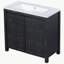 Organisateur de meuble-lavabo 36 po avec lavabo