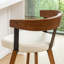 Tabourets de comptoir pivotants en cuir Modern-2105635186-2105635189
