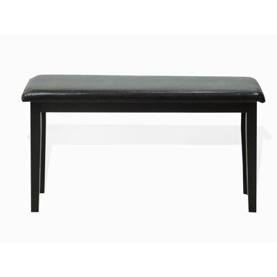 Johnniqua Faux Leather Upholstered Bench
