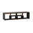 Sester Abstract Large Double Coffee Table With Storage Shelves TV Stand 160cm-93335818