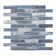 Dorian 1 in. x 4 in. Satin Glass Beveled Mosaic Tile for Wall and Floor