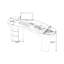 Bureau double caisson en ardoise avec tiroirs-565158393-565158390-565158389
