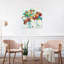 Coloured Blooms by Lisa Ridgers - Wrapped Canvas Painting-377554877