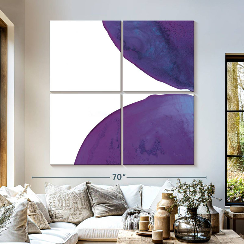 Bright Pools III, 57" H x 57" W