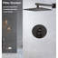 Pomme de douche à pluie 12 pouces - Panneau de douche ultra-mince à haute pression en acier inoxydable 304-113578582