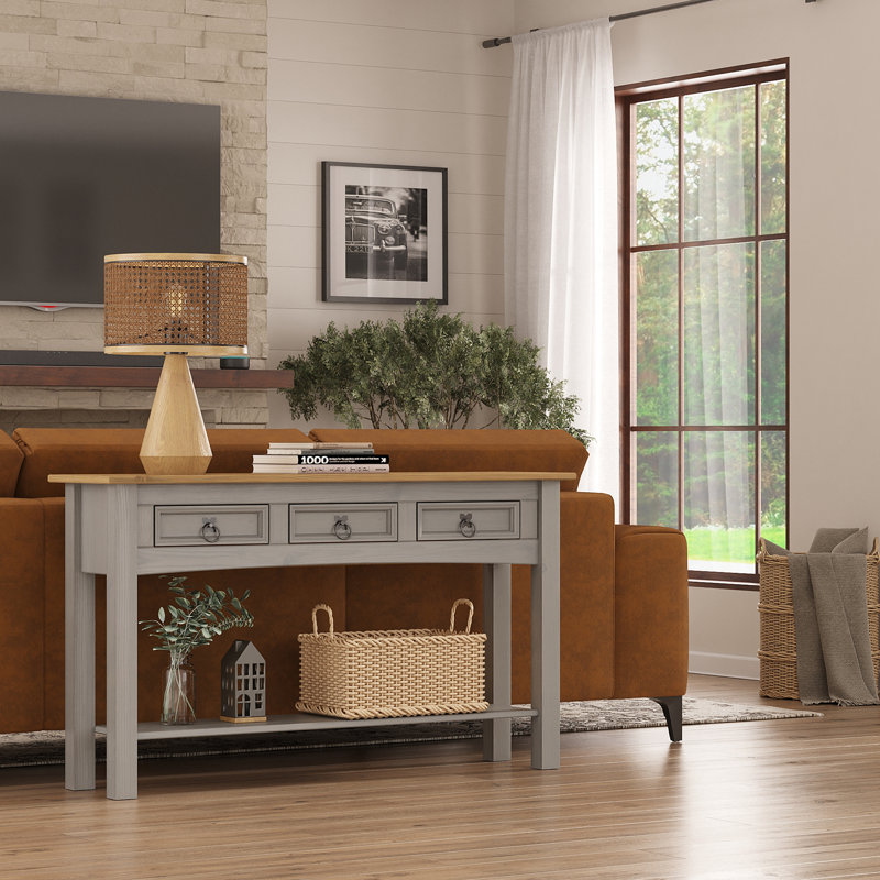 Dinnington 47.99'' Console Table, Gray