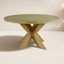 Round Teak Solid Wood Outdoor Dining Table ,
