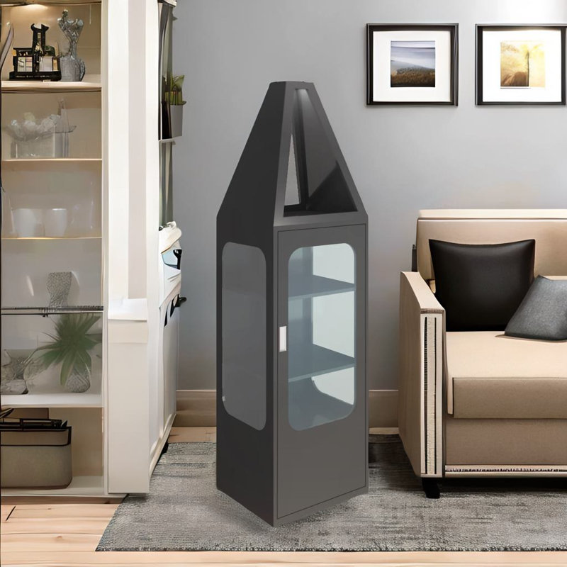 Vitrine avec portes en verre
