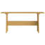 Haaniyah Dining Table with Bench "REINE"  Solid Wood Pine-1417546558-1417546559