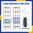16.7'' W Metal Shelving Unit-1492896767
