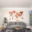 3D Wooden World Map – UV Printed Wall Art, Modern Home & Office Decor-776339539-776339541