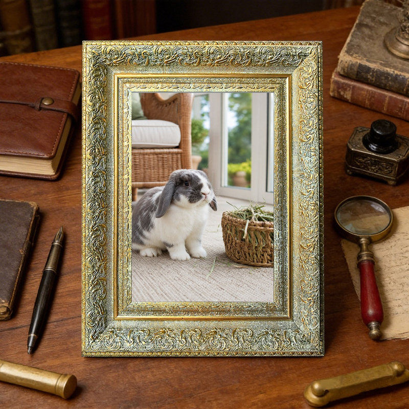 Cadre photo mural 8 pièces x 10 "or antique 8" pour la décoration intérieure, Antique Gold, 3, 8" W x 10" H