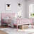 88.5cm Height Metal Bed Frame with Cloud-inspired Design Headboard-1728488638-1716333331