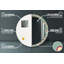 Huldar Glass Flat Wall Mirror