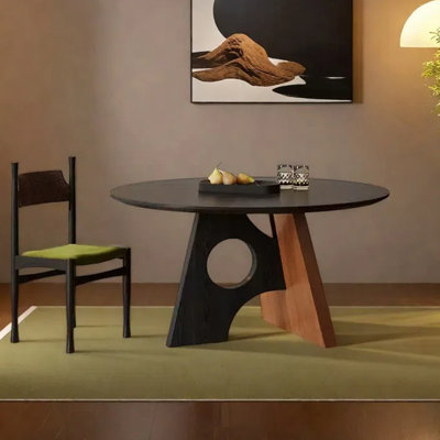 Medieval style simple round table