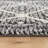 White Geometric Pattern Shag Rug – Medium Pile, Easy To Clean, Pet Friendly-451901540