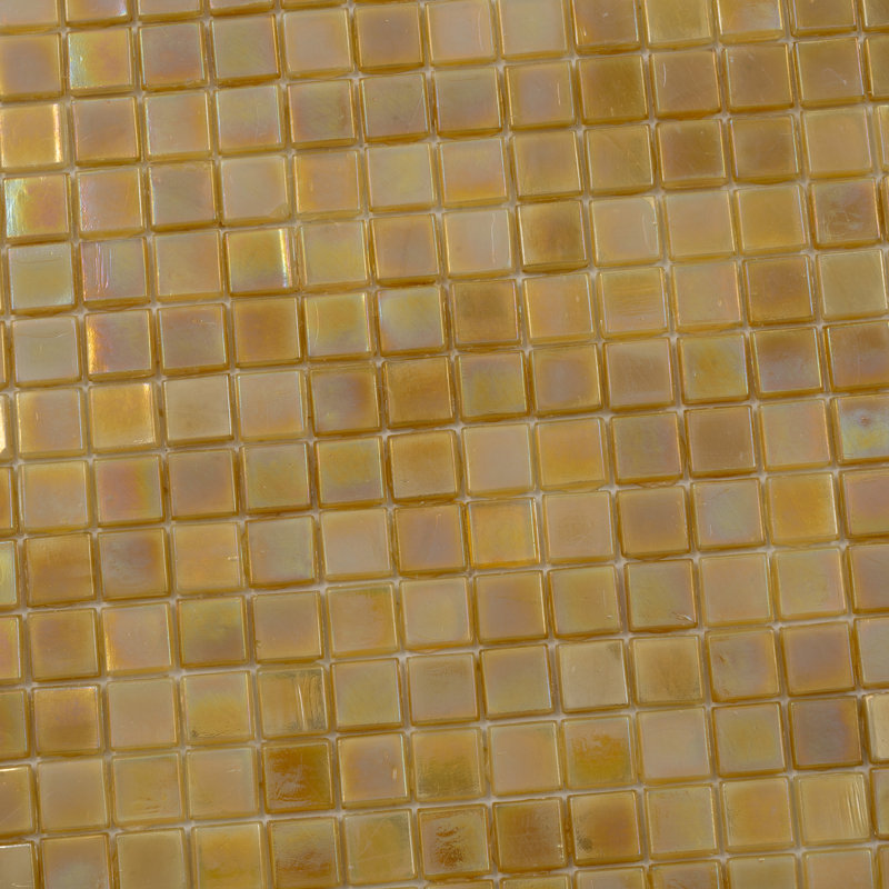 Skosh 0.6" x 0.6" Glass Grid Mosaic Wall & Floor Tile