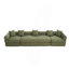 Canapé-lit convertible pliant, avec structure fixe et main courante avec coussin, canapé-lit pliant en velours côtelé Cloud, lit en mousse à mémoire de forme pliable dans le salon / dortoir / chambre d'amis / bureau personnel / appt-1956257330