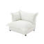 Chaise d'appoint moelleuse en chenille rembourrée avec coussins de nuage surdimensionnés-1316038573