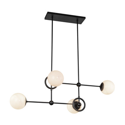 Lustre moderne 4 lumières 42 po Brantry