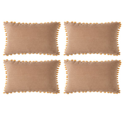  Coussin Pom-Poms