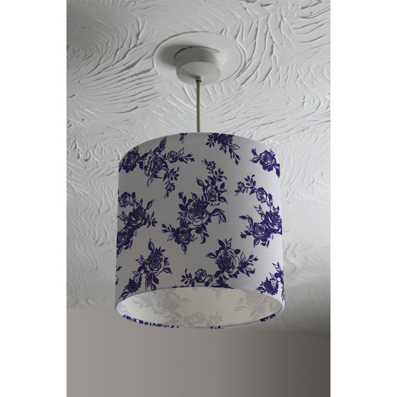 Cotton Drum Lamp Shade ( Uno ), 22cm H x 25cm W x 25cm D