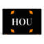 Monogramme de luxe Houston - orange, noir, blanc-133113984
