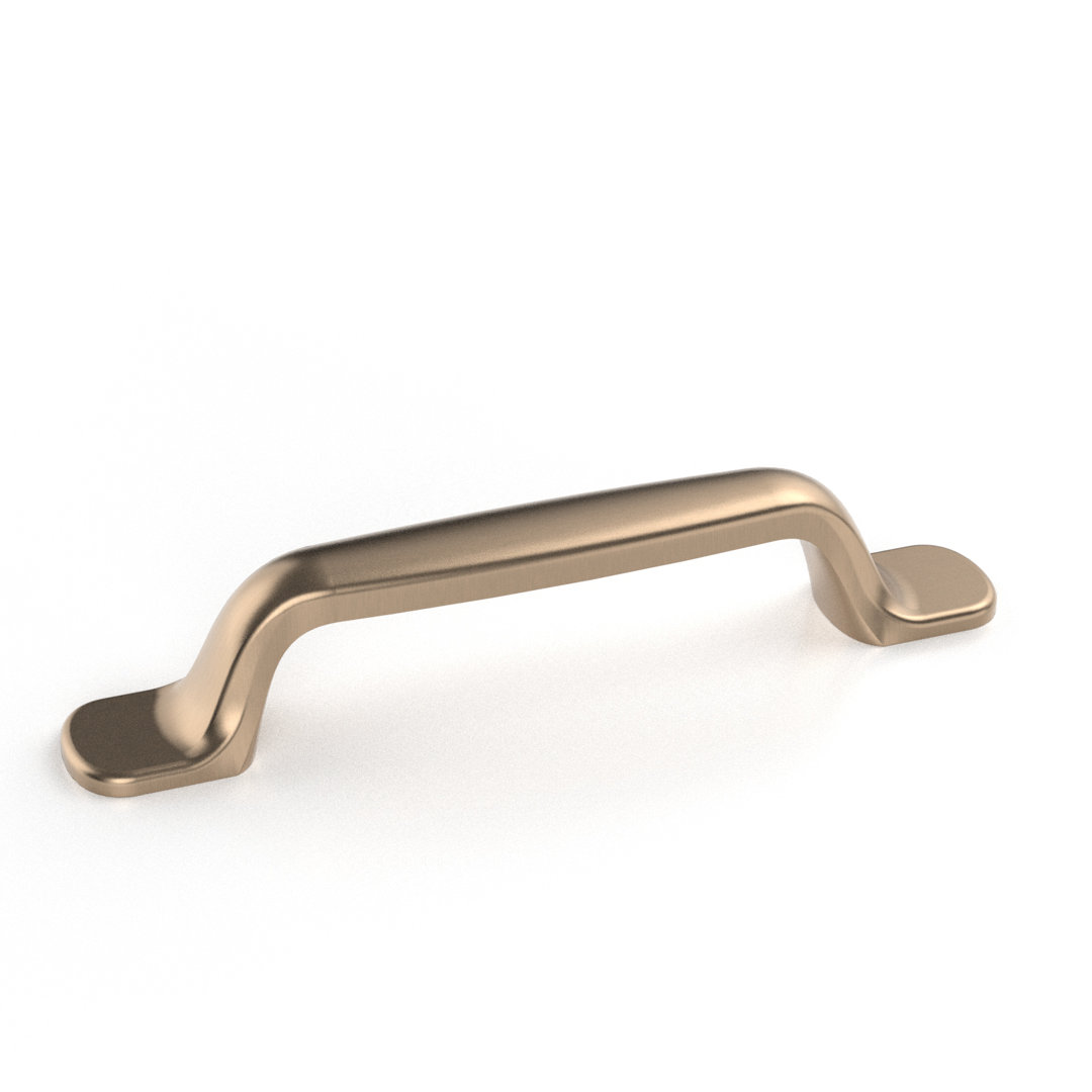 (Single) Ashbury Door and Drawer Pull 3.8in Center-to-Center Kruse Hardware