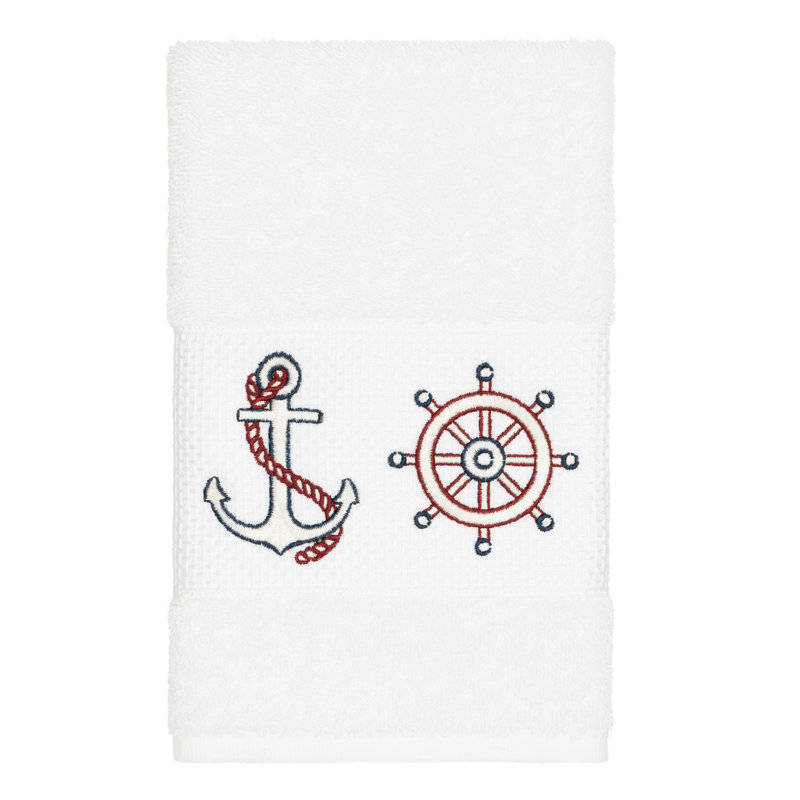 Easton Turkish Cotton Midweight Hand Towel, White