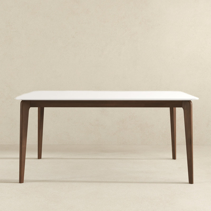 Petite table de salle à manger blanche Carlos, H 29,5 po x L 71 po x l 35,5 po