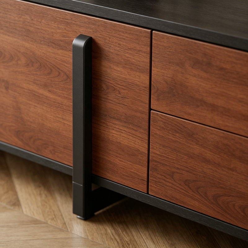 Meuble télé moderne, simple et tendance, Brun